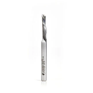 HSS1629 High Speed Steel (HSS) Single Flute Spiral Aluminum Cutting 1/4 Dia x 1 x 1/4 Inch Shank Down-Cut Router Bit