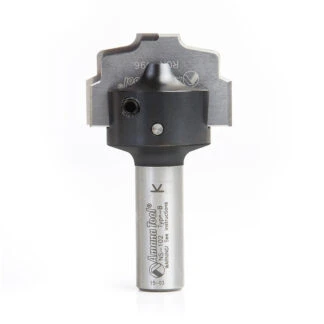 RC-2496 CNC Insert Nova System Ogee Plunge Form for MDF & Wood Cabinet Doors 1-17/64 Dia x 27/64 x 1/2 Inch Shank