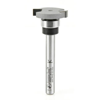 45663 Carbide Tipped Flooring Straight Dedicated Cutter .894 Dia x 4.5mm x 1/4 Inch Shank with Upper BB