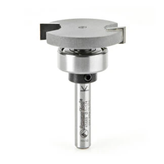 45669 Carbide Tipped Flooring Straight Dedicated Cutter 1-1/4 Dia x 1/4 x 1/4 Inch Shank with Upper BB