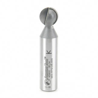 45960 Carbide Tipped Ball End 1/4 Radius x 7/16 Dia x 1/2 x 1/2 Inch Shank