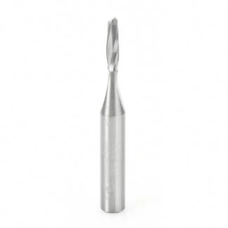 46241 Solid Carbide Spiral Plunge for Solid Wood 1/8 Dia x 1/2 x 1/4 Inch Shank Up-Cut