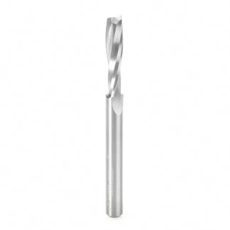 46250 Solid Carbide Spiral Plunge for Solid Wood 1/4 Dia x 1-1/8 x 1/4 Inch Shank Up-Cut