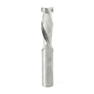 46344 CNC Solid Carbide Compression Spiral for Solid Wood 1/2 Dia x 1-3/8 x 1/2 Shank x 3-1/2 Inch Long Router Bit