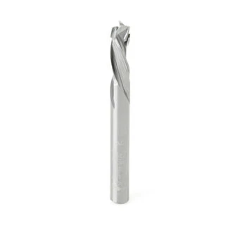 46370 Solid Carbide Compression Spiral 1/4 Dia x 5/8 x 1/4 Shank x 2-1/2 Inch Long CNC Nesting Router Bit