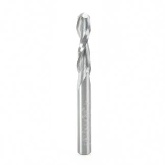46376 Solid Carbide Up-Cut Ball Nose Spiral 1/4 Dia x 1 Inch x 1/4 Shank Router Bit