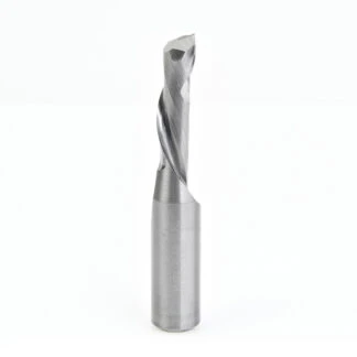 46392 CNC Solid Carbide Compression Spiral for Solid Wood 3/8 Dia x 1-1/8 x 1/2 Inch Shank Single Flute