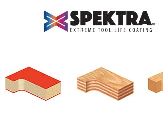 46100-K Solid Carbide Spektra™ Extreme Tool Life Coated Spiral Plunge 1/8 Dia x 1/2 x 1/4 Inch Shank Up-Cut