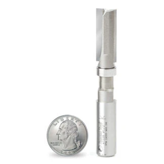 47228 Carbide Tipped Flush Trim Plunge Template 1/2 Dia x 1-1/4 x 1/2 Inch Shank w/ Upper Ball Bearing Router Bit