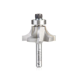 49548 Carbide Tipped 4 Flute Corner Rounding/Beading 3/8 Radius x 1-3/8 Dia x 5/8 x 1/4 Inch Shank