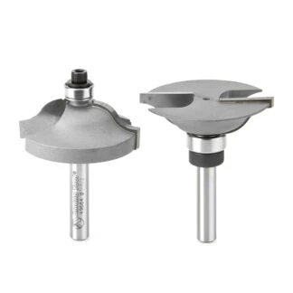 49667 Carbide Tipped 2-Piece Ogee Stile and Rail 1/4 Inch Shank Set