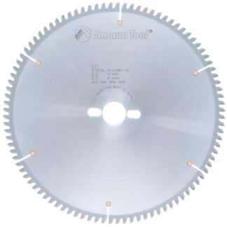 512961-30 Carbide Tipped Aluminum and Non-Ferrous Metals 12 Inch Dia x 96T TCG, -6 Deg, 30mm Bore