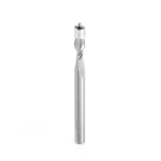 51422 Solid Carbide Aluminum Cutting Flush Trim Spiral Up-Cut 1/4 Dia x 1/2 x 1/4 Inch Shank