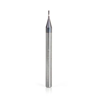 51722 AlTiN Coated CNC Steel, Stainless Steel & Composite Square Mini End Mill 0.025 Dia x 0.075 x 1/8 Shank