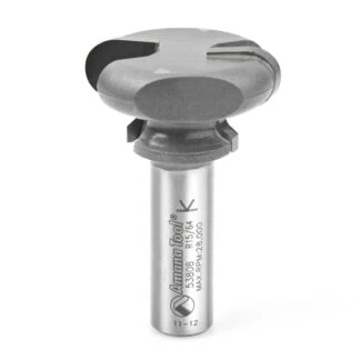 53808 Carbide Tipped Finger Grip 5/64 x 15/64 Radius x 1-1/2 Dia x 13/16 x 1/2 Inch Shank