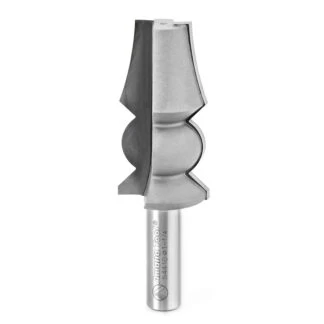 54410 Carbide Tipped Reversible Crown Molding Extender 7/16 Radius x 1-1/4 Dia x 2-3/8 x 1/2 Inch Shank