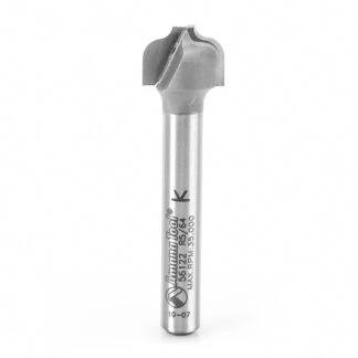 56122 Carbide Tipped Plunging Ogee Style A 5/64 Radius x 1/2 Dia x 3/8 x 1/4 Inch Shank