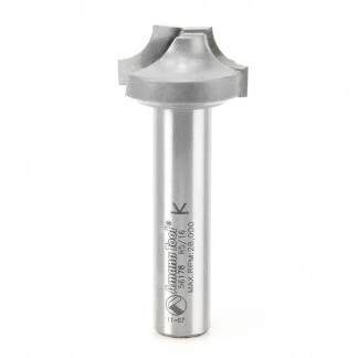 56178 Carbide Tipped Plunge Beading 5/16 Radius x 1-1/8 Dia x 9/16 x 1/2 Inch Shank