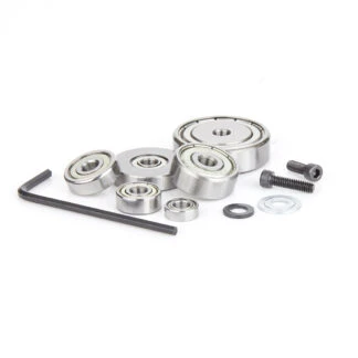 6000 Complete Replacement Kit for Multi-Rabbet with Ball Bearing Guide 1/8 1/4 5/16 3/8 7/16 and 1/2