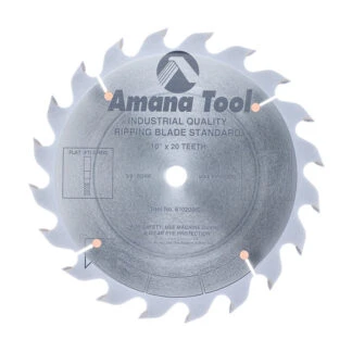610200 Carbide Tipped Ripping Standard 10 Inch Dia x 20T FT, 18 Deg, 5/8 Bore