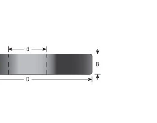 61608 Insert 95mm Dia x 16mm Height Aluminum Rub Collar