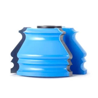 966 Carbide Tipped 3-Wing Molding 1/8 x 5/32 x 1/4 Radius x 3 Dia x 1-3/4 x 1/2 & 3/4 Bore