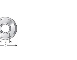 C-002 Ball Bearing Rub Collar 1.250 O.D. x 5/16 Height for 1/2 Spindle