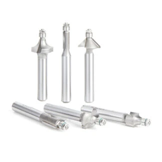 AMS-611 6-Piece Miniature Router Bit Pack