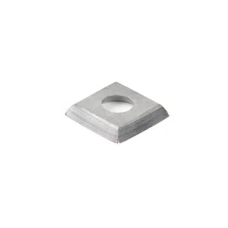 RCK-13 Solid Carbide 4 Cutting Edges with Radius and Rounded Edges Insert Replacement Knife, General Purpose, 15 x 15 x 2.5mm