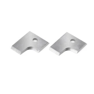 RCK-282 Pair of Solid Carbide Insert Knives 3mm Radius for Double Rounding & Chamfering System RC-2202