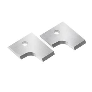 RCK-282L Pair of Solid Carbide Insert Knives 4mm Radius for Double Rounding & Chamfering System RC-2202