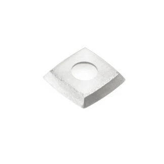 RCK-370 Solid Carbide 4 Cutting Edges with Radius and Rounded Edges Insert Replacement Knife Soft/Hardwood 15 x 15 x 2.5mm