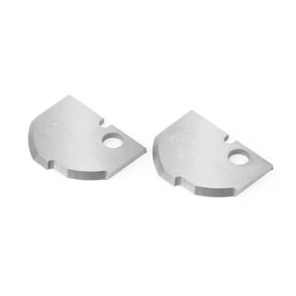 RCK-485 Pair of Solid Carbide Cove MDF & Wood Raised Panel Insert Knives for RC-2485