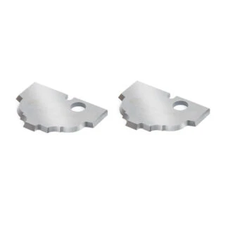 RCK-490 Pair of Solid Carbide Cove & Bead MDF & Wood Plunge Form Insert Knives for RC-2490
