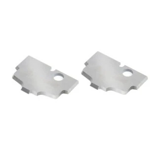 RCK-496 Pair of Solid Carbide Ogee MDF & Wood Plunge Form Insert Knives for RC-2496
