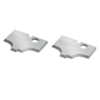RCK-498 Pair of Solid Carbide Corner Rounding MDF & Wood Plunge Form Insert Knives for RC-2498