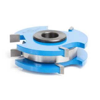 SC577 Carbide Tipped 3-Wing Tongue & Groove Reversible Stile & Rail 2-13/32 x 3/4 x 1/2 & 3/4 Bore for 3/4 Inch Material