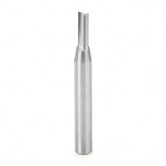 43708 Solid Carbide Single Flute Straight Plunge 3/16 Dia x 7/16 x 1/4 Inch Shank