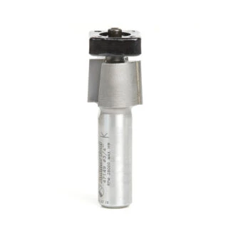 47149 Carbide Tipped Laminate Trimmer with Euro™ Square Bearing 3/4 Dia x 5/8 x 1/2 Inch Shank Router Bit