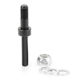47600 Router Arbor with Hex Nuts and Washers 5/16-24 NF Dia x 7/8 Height x 1/4 Inch Shank
