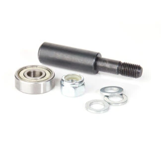 47605 Router Arbor with Hex Nut, Washers and Ball Bearing 5/16-24 NF Dia x 1 Height x 1/2 Inch Shank