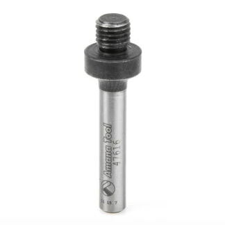 47616 Threaded Arbors for Screw Type Mortising Cutters 5/16-24 NF Dia x 1/4 Height x 1/4 Inch Shank