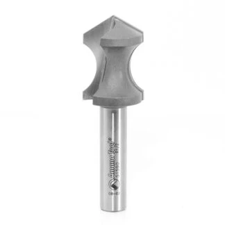 51590 Carbide Tipped Hand Grip Plunge 1/2 Radius x 45 Degree x 1-1/8 Dia x 1-9/16 x 1/2 Inch Shank