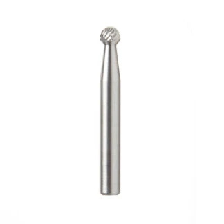 BURS-152 Solid Carbide Ball Shape 1/4 Dia x 7/32 x 1/4 Shank Double Cut SD Burr Bit for Die-Grinders