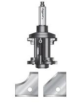 Pair of Solid Carbide Double Rounding & Chamfering Insert CNC Replacement Knives