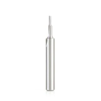 HSS1492 HSS Single Straight 'O' Flute Plastic Cutting 3/32 Dia x 3/8 x 1/4 Inch Shank