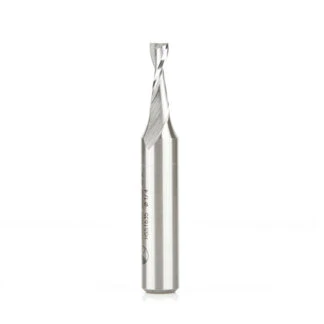 HSS1635 High Speed Steel (HSS) Double Flute Spiral Aluminum Cutting 1/4 Dia x 3/4 x 1/2 Inch Shank Up-Cut Router Bit