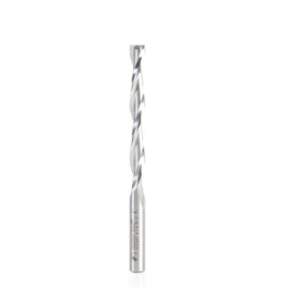 HSS1647 High Speed Steel (HSS) Double Flute Spiral Aluminum Cutting 1/4 Dia x 2-1/8 x 1/4 Inch Shank Up-Cut Router Bit