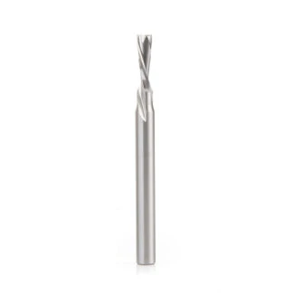 HSS1651 High Speed Steel (HSS) Double Flute Spiral Aluminum Cutting 3/16 Dia x 5/8 x 1/4 Inch Shank Down-Cut Router Bit