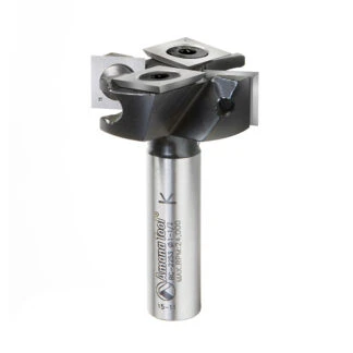 RC-2253 Insert Carbide Mini Spoilboard Surfacing, Rabbeting, Flycutter, Slab Leveler & Surface Planer 2+2 Flute Design 38.1mm (1-1/2) Dia x 12.7mm (1/2) x 12mm Shank Router Bit